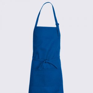 Delantal-Azul-Cocina